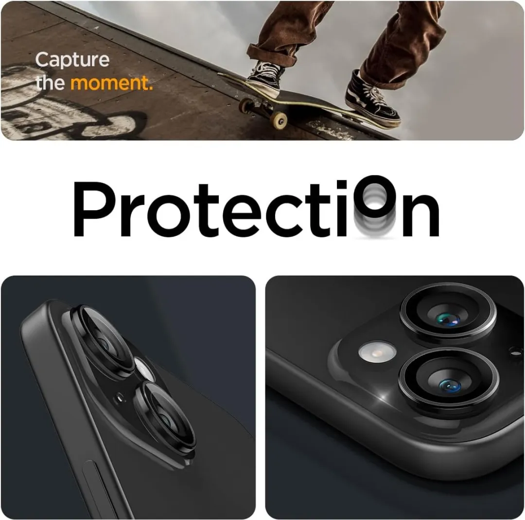 Spigen Glas.tR EZ Fit Optik Pro iPhone 15 Plus Screenprotector - 2 Stuks