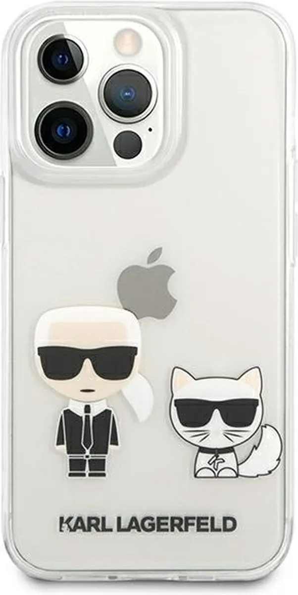 Karl Lagerfeld KLHCP13XCKTR Hoesje - iPhone 13 Pro Max - Transparant - afbeelding 6 van 6