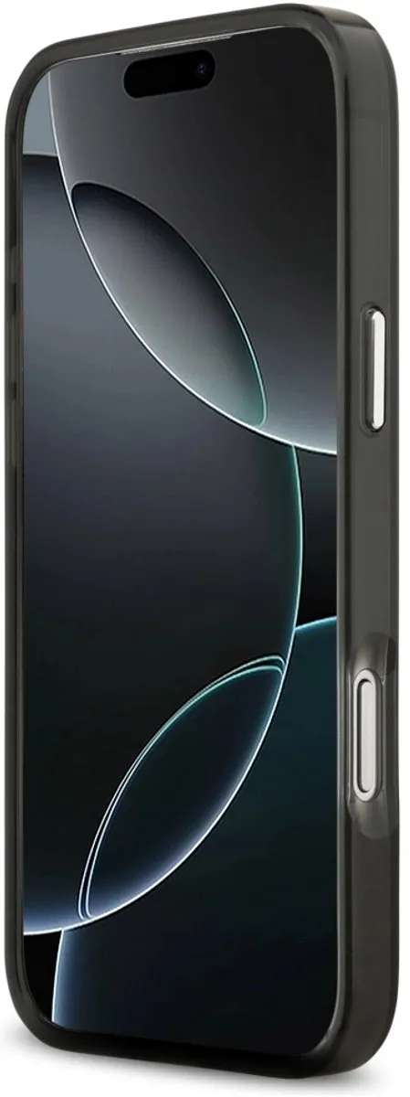 Karl Lagerfeld Case IML Aqua Karl & Choupette iPhone 17 Pro Max - Zwart