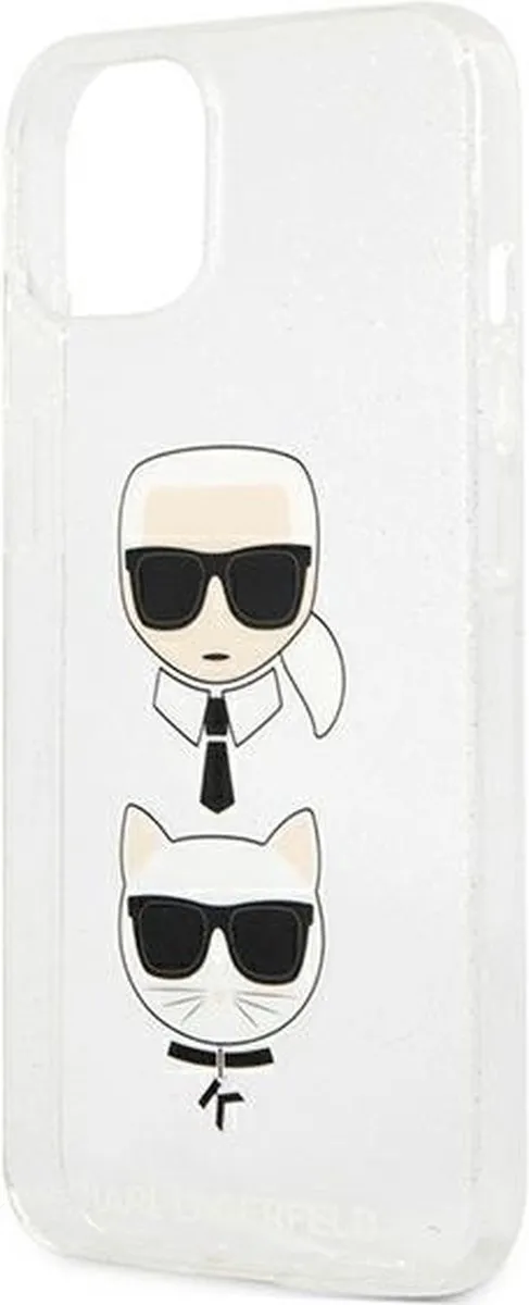 Karl Lagerfeld KLHCP13SKCTUGLS iPhone 13 mini Hardcase - Zilver - afbeelding 6 van 6