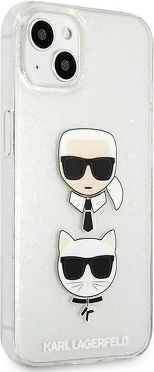 Karl Lagerfeld KLHCP13SKCTUGLS iPhone 13 mini Hardcase - Zilver