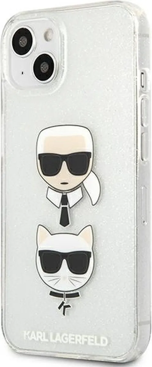Karl Lagerfeld KLHCP13SKCTUGLS iPhone 13 mini Hardcase - Zilver