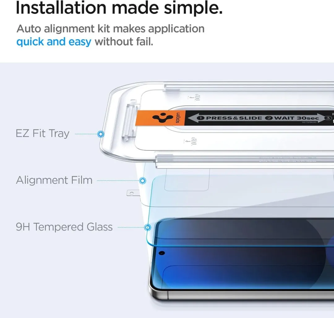 Spigen Screenprotector Samsung Galaxy S24 FE - 2 Stuks