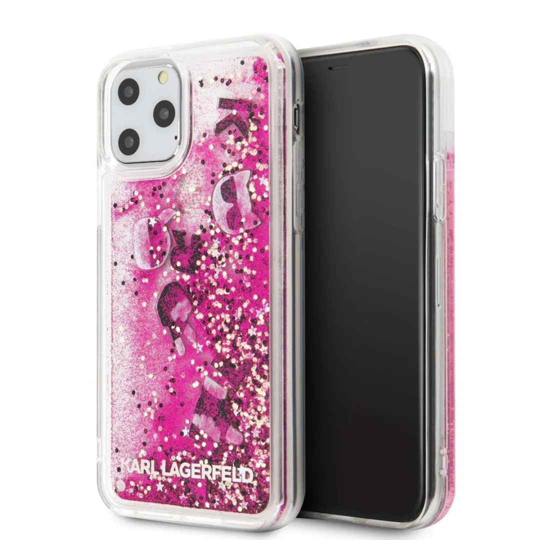 Karl Lagerfeld Rose Gold Hoesje iPhone 11 Pro Max - KLHCN65ROPI