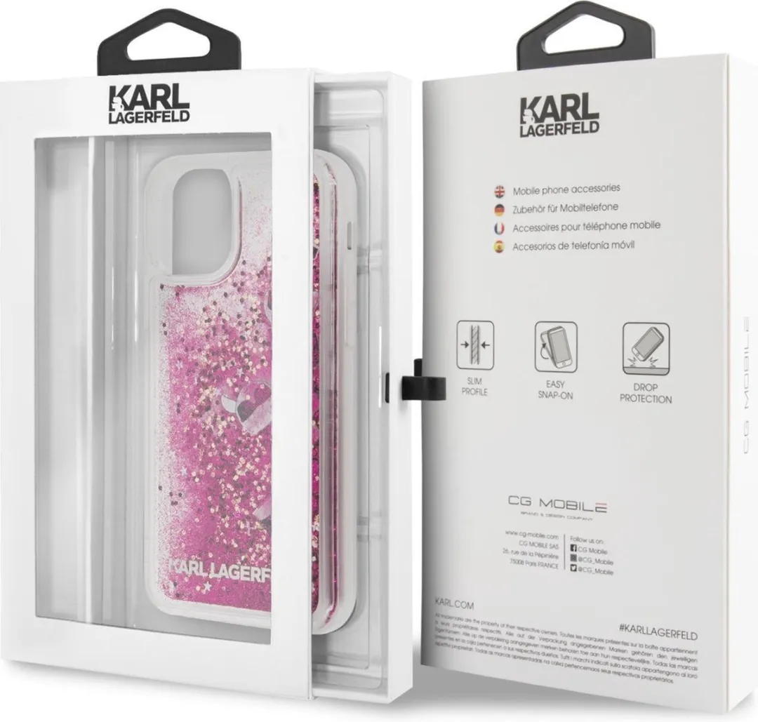 Karl Lagerfeld Rose Gold Hoesje iPhone 11 Pro Max - KLHCN65ROPI