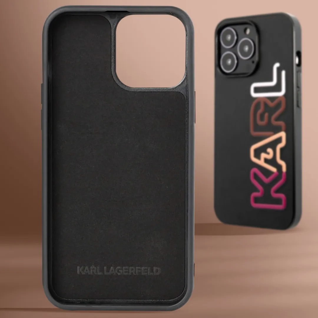 Karl Lagerfeld iPhone 13 Pro Backcase H9348 - Zwart