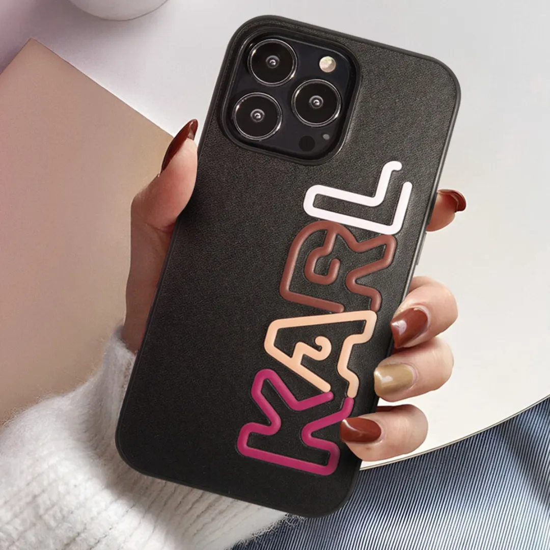 Karl Lagerfeld iPhone 13 Pro Backcase H9348 - Zwart