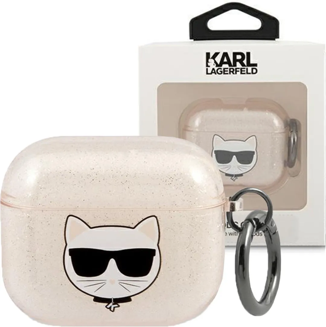 Karl Lagerfeld KLA3UCHGD AirPods Hoesje - Goud