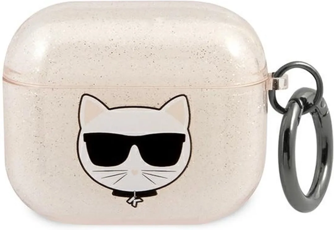 Karl Lagerfeld KLA3UCHGD AirPods Hoesje - Goud