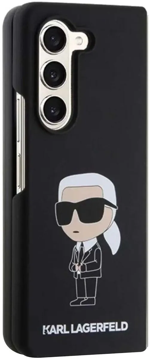 Karl Lagerfeld Ikonik Hoesje Zwart - KLHCZFD5SNIKBCK