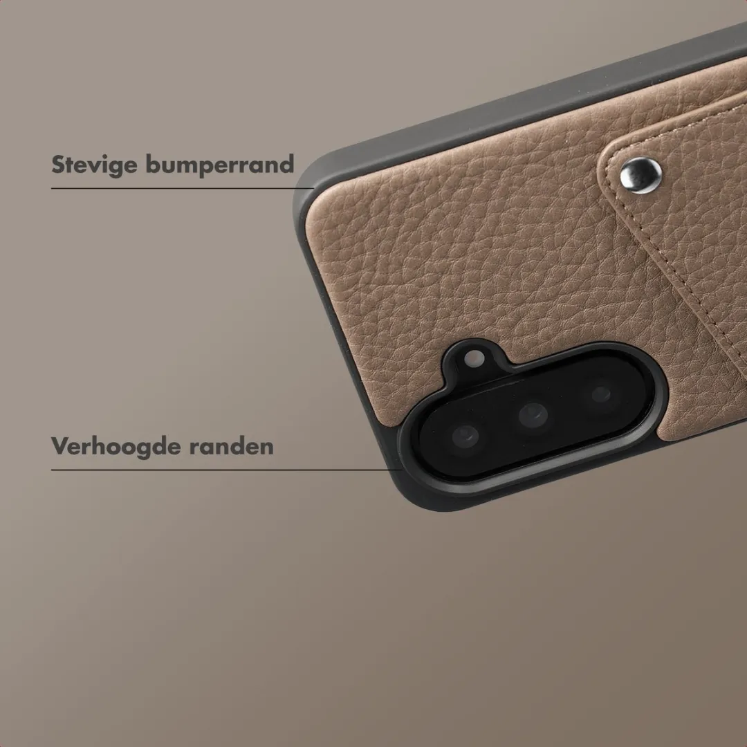 Selencia Hoesje Samsung Galaxy A37 - 2 Pasjes Mocha Brown - afbeelding 6 van 6
