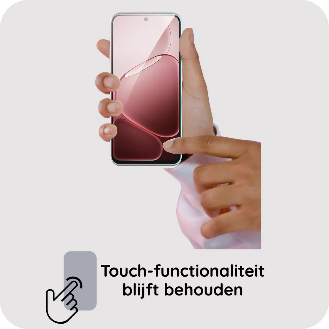 Just in Case Screenprotector Oppo A6/A6s - Gehard Glas - afbeelding 6 van 6