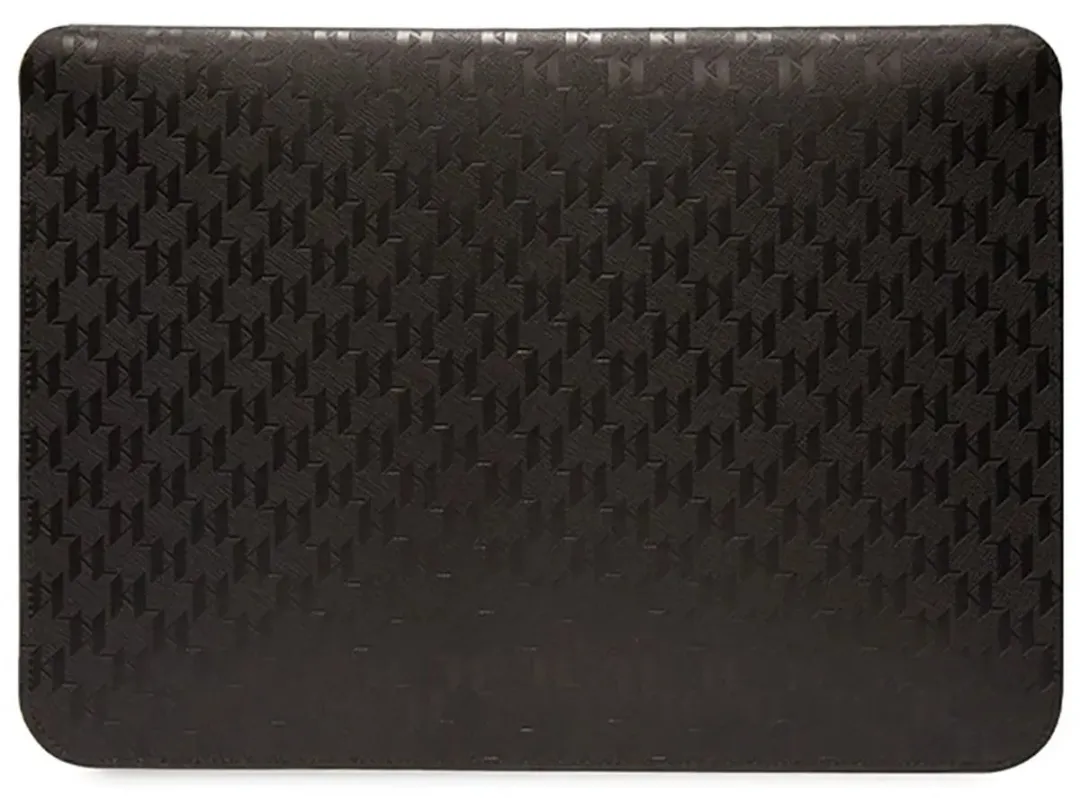 Karl Lagerfeld KLCS16SAKHPKK Hoesje 16" - Zwart Saffiano