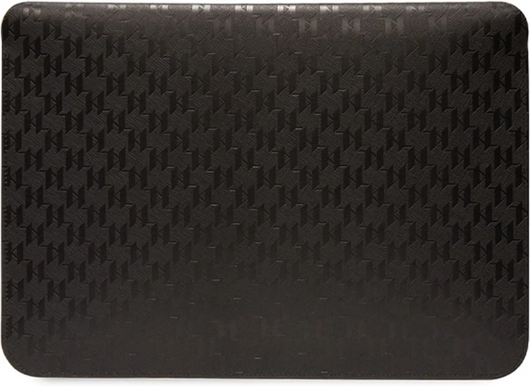 Karl Lagerfeld KLCS16SAKHPKK Hoesje 16" - Zwart Saffiano