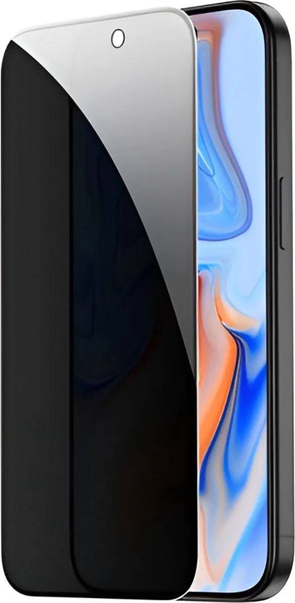 Celly Privacy Screenprotector iPhone 15 Pro Max - Tempered Glass - afbeelding 5 van 6