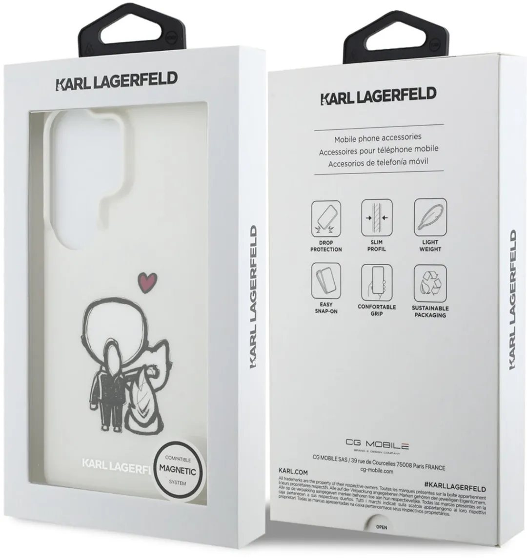 Karl Lagerfeld Galaxy S26 Ultra Telefoonhoesje - MagSafe - Transparant - afbeelding 6 van 6