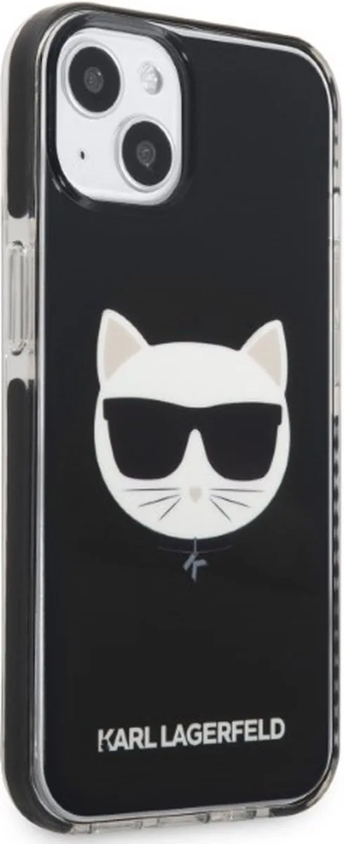 Karl Lagerfeld KLHCP13STPECK Hoesje iPhone 13 mini - Zwart