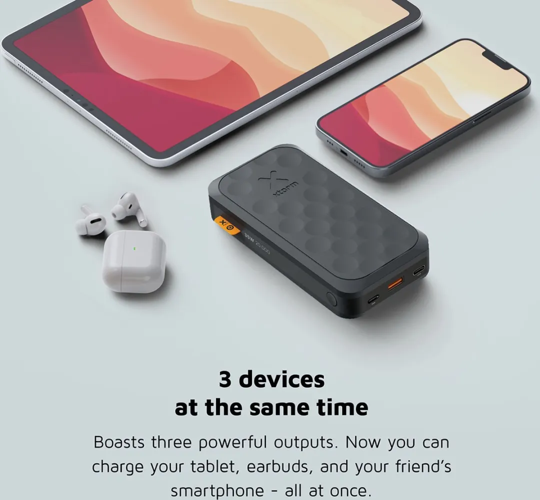 Xtorm Fuel Series 5 FS5201/XEC035 Powerbank 20.000mAh - 67W - 3x USB - Bundel