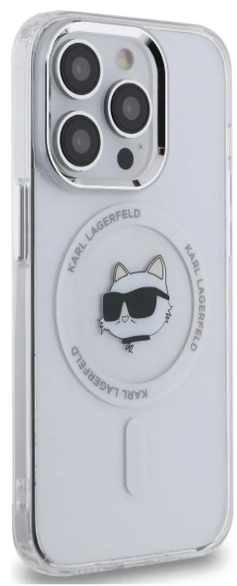Karl Lagerfeld Choupette Hoesje iPhone 14 Pro 6.1 - Transparent