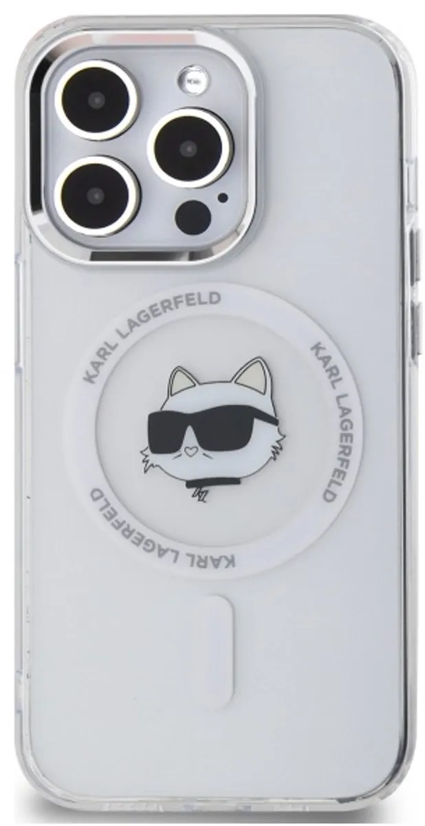 Karl Lagerfeld Choupette Hoesje iPhone 14 Pro 6.1 - Transparent