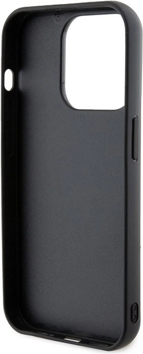 Karl Lagerfeld 3D Rubber Karl & Choupette iPhone 15 Pro Hoes - Zwart