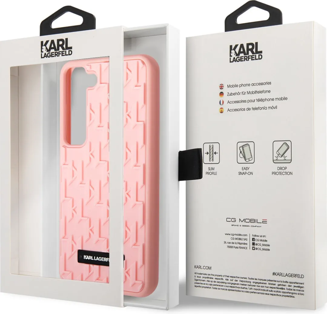 Karl Lagerfeld KACL-HCS23-TF Backcase Hoesje - Samsung Galaxy S23 - Roze
