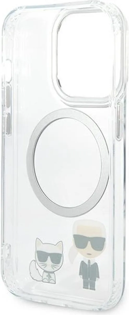 Karl Lagerfeld KLHMP14XHKCT Hoesje iPhone 14 Pro Max - Transparant
