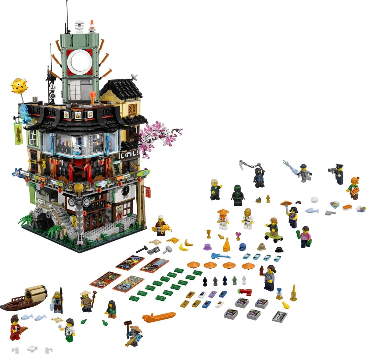 LEGO Ninjago Movie De Stad 70620 - 4867 Stukken