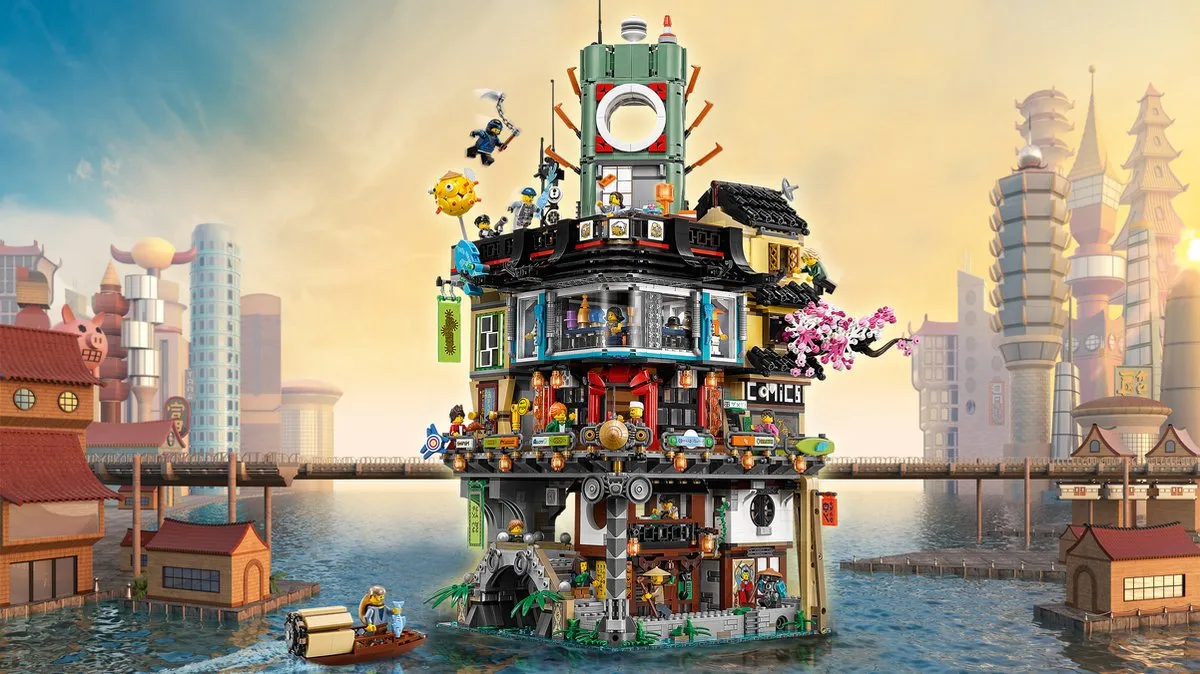LEGO Ninjago Movie De Stad 70620 - 4867 Stukken