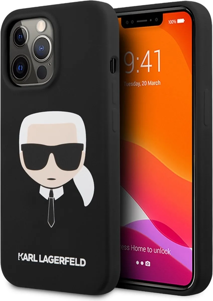 Karl Lagerfeld Silicone Back Cover iPhone 14 Pro Max