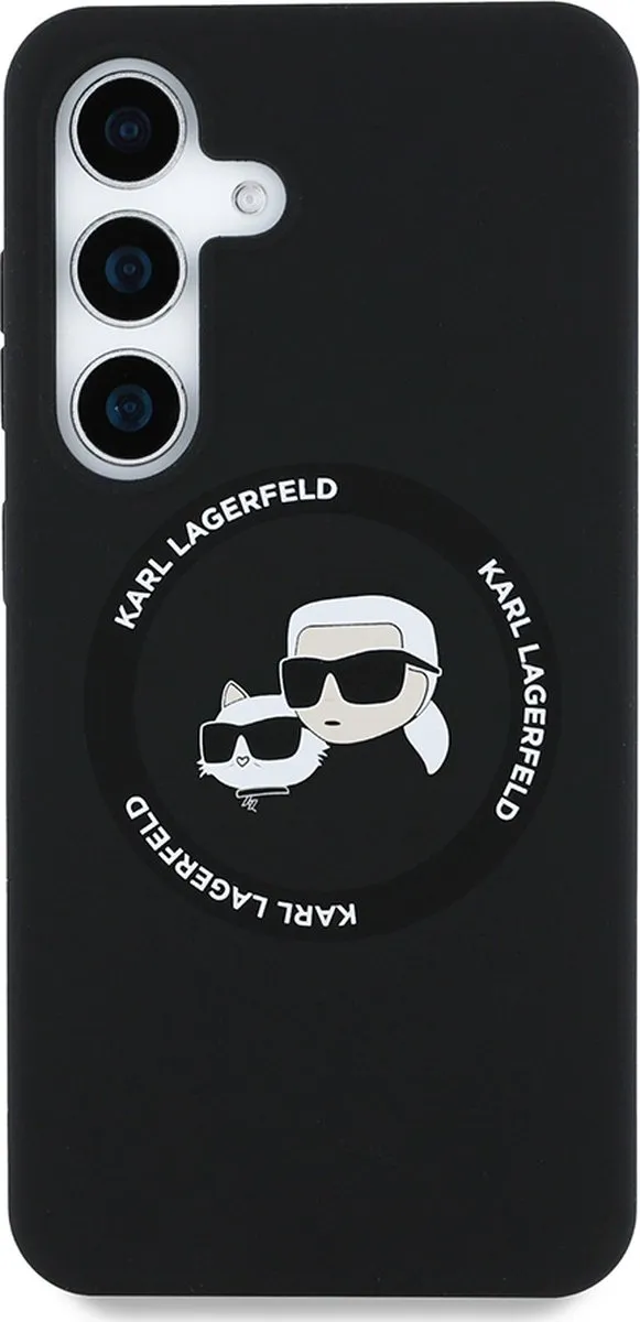 Karl Lagerfeld Backcase Hoesje 3666339450168 - Zwart