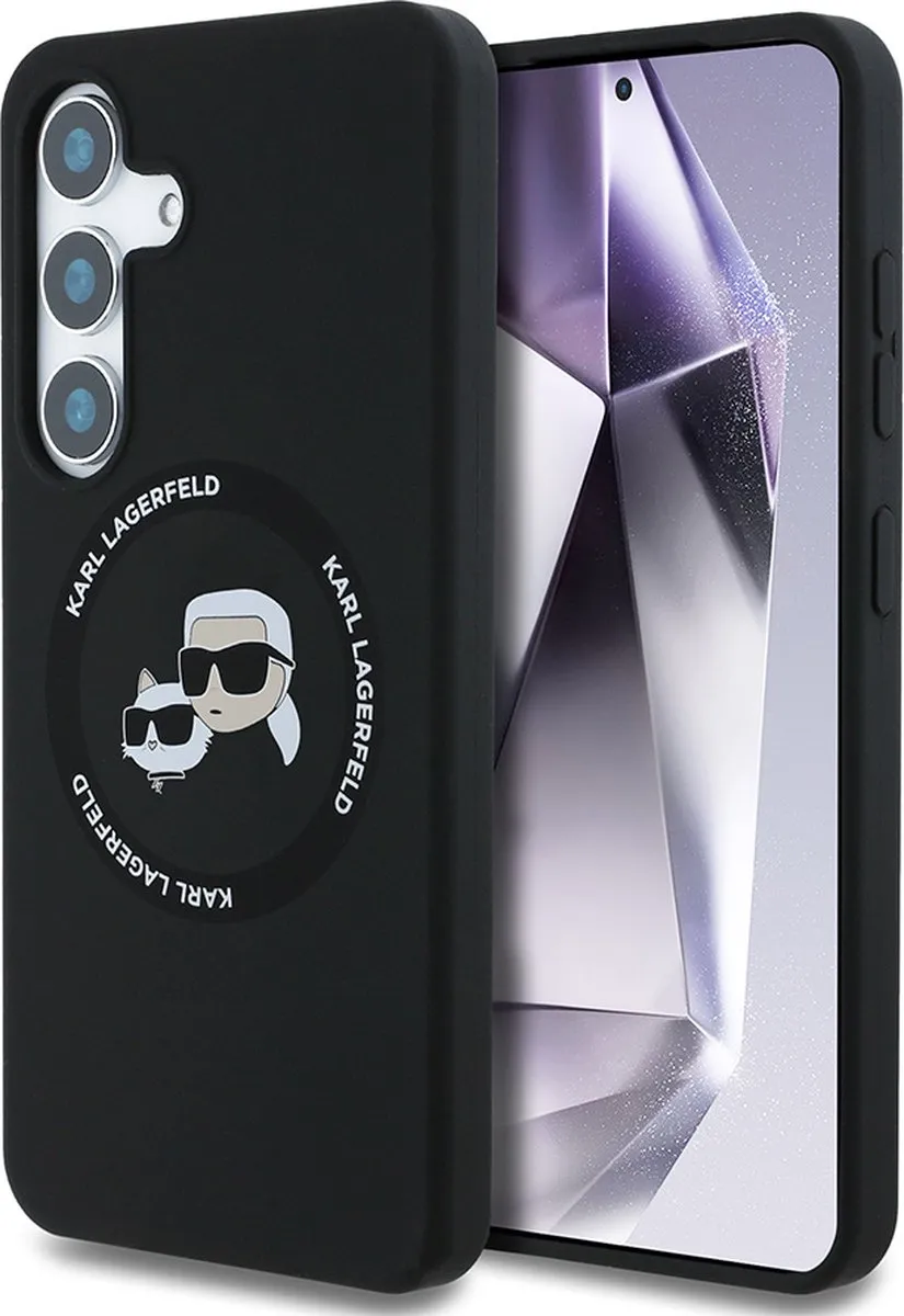 Karl Lagerfeld Backcase Hoesje 3666339450168 - Zwart