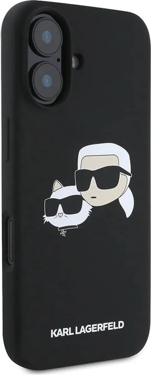 Karl Lagerfeld iPhone 16 Backcover Magsafe - Zwart