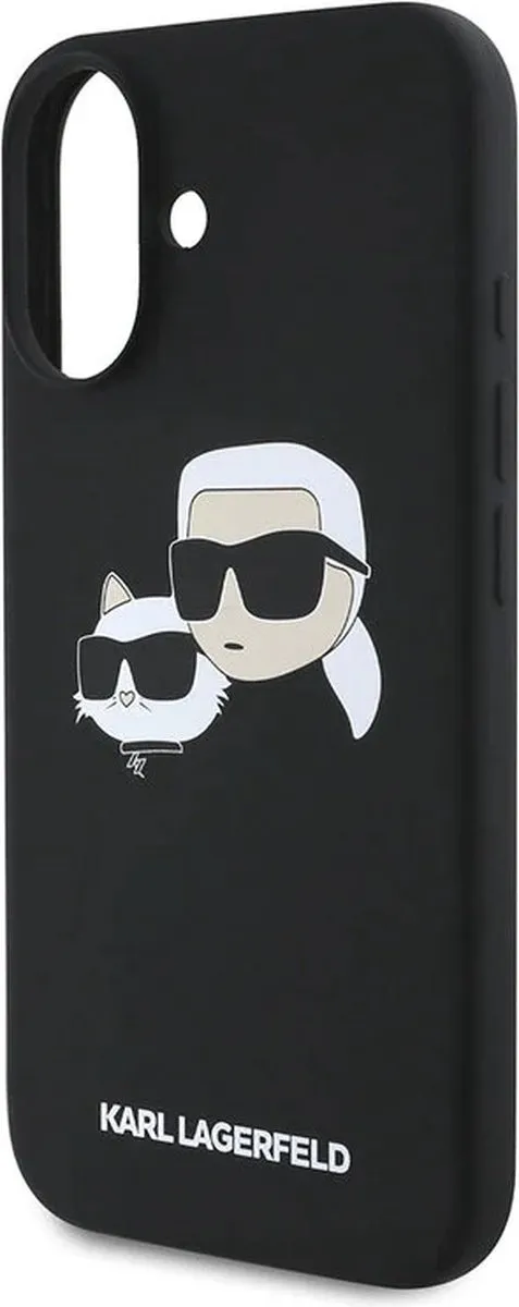Karl Lagerfeld iPhone 16 Backcover Magsafe - Zwart - afbeelding 6 van 6