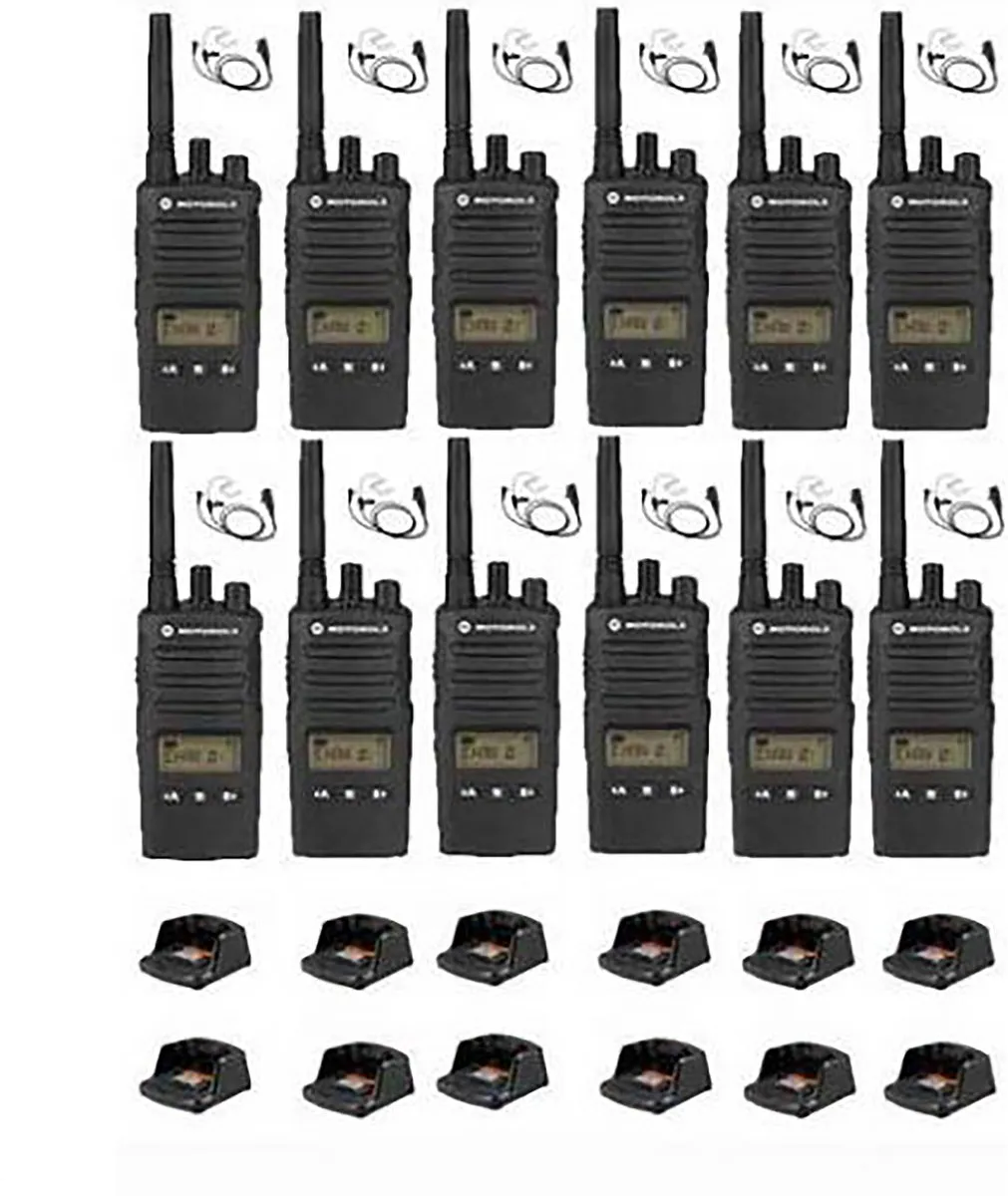 Motorola XT460 PMR446 Set - 12 Stuks - Zwart