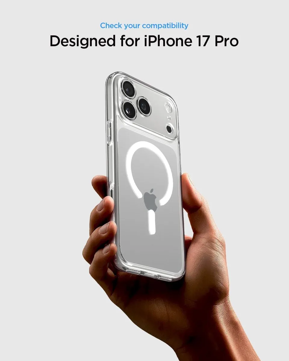 Spigen Ultra Hybrid MagFit Hoesje - iPhone 17 Pro - Transparant