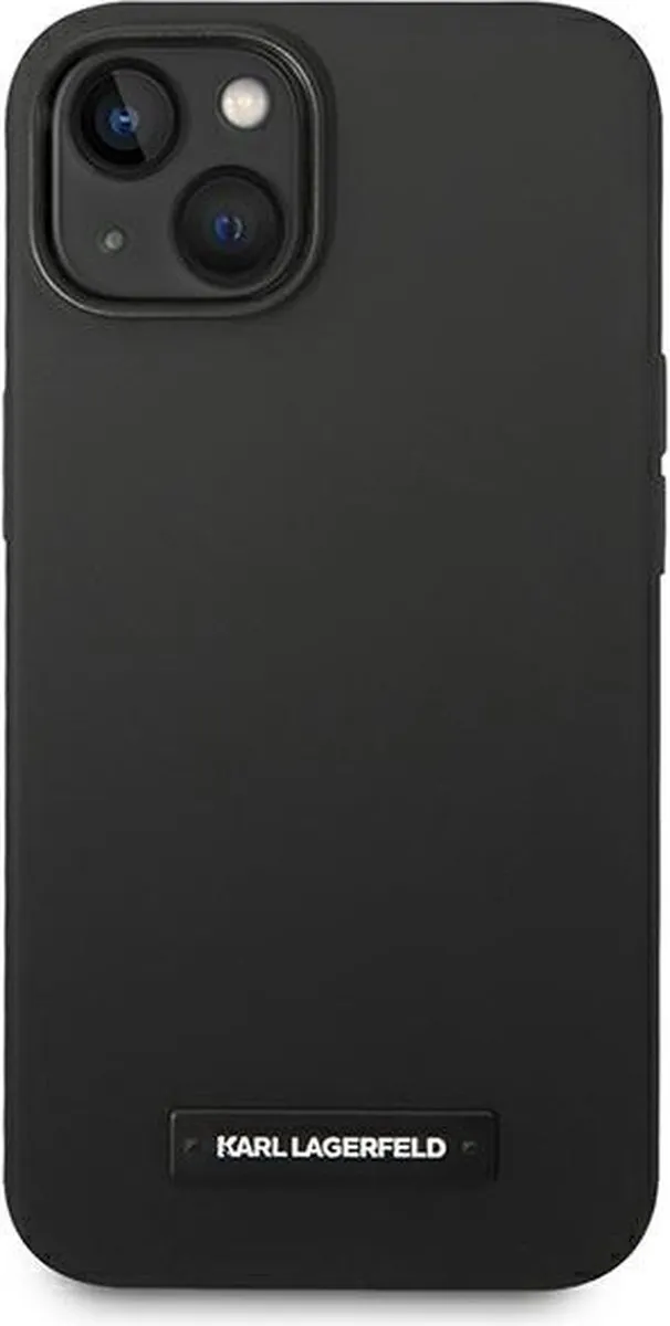 Karl Lagerfeld KLHMP14MSLMP1K iPhone 14 Plus Hoesje - Zwart - Magsafe