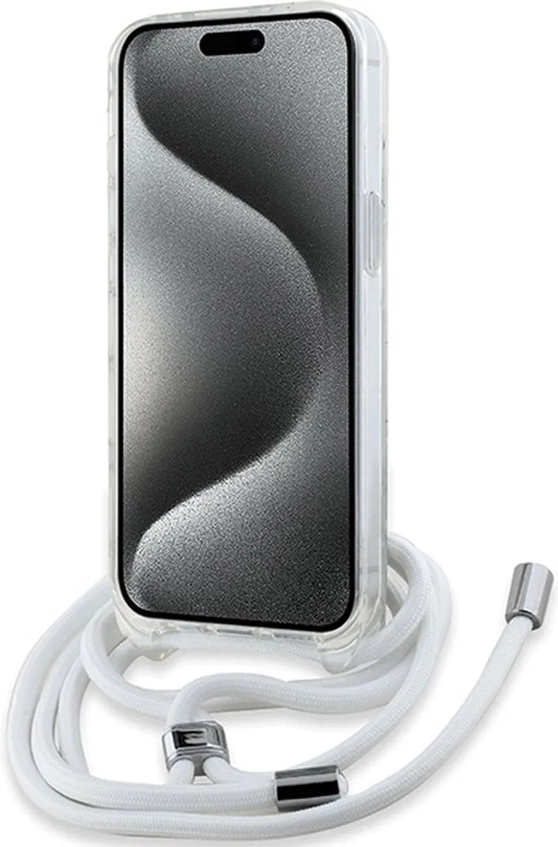 Karl Lagerfeld IML Choupette Head & Cord MagSafe Hoesje - iPhone 14/13/15 - Transparant