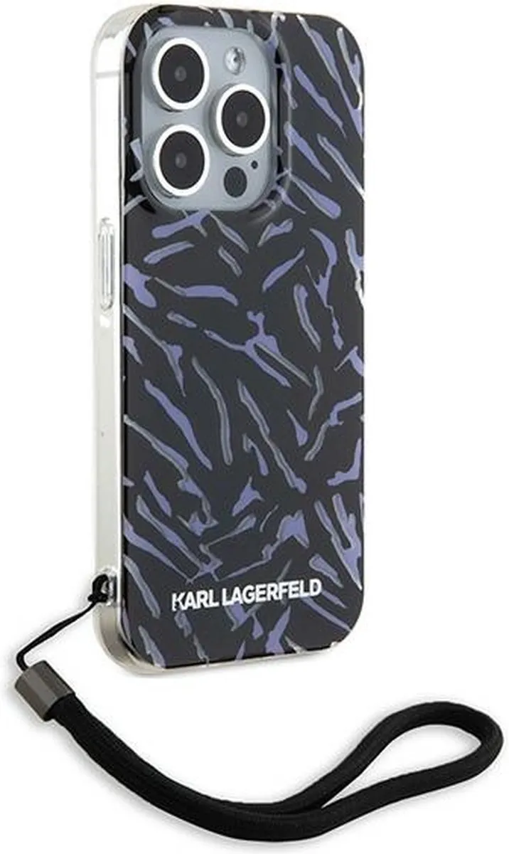 Karl Lagerfeld KLHCP15XHZBPKCCU iPhone-hoes Zebra - Paars