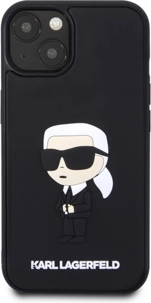 Karl Lagerfeld KLHCP14M3DRKINK Hoesje iPhone 14 Plus - Zwart - afbeelding 6 van 6