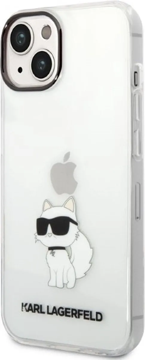 Karl Lagerfeld KLHCP14MHNCHTCT iPhone 14 Plus Hardcase - Transparant