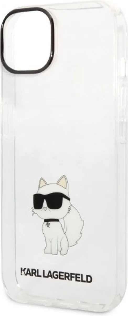 Karl Lagerfeld KLHCP14MHNCHTCT iPhone 14 Plus Hardcase - Transparant