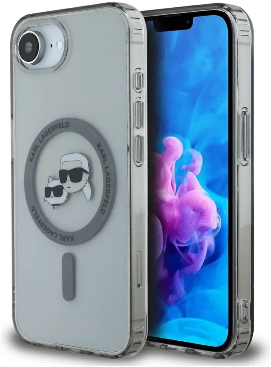 Karl Lagerfeld Case IML Metal Karl & Choupette Hoofdkoppen