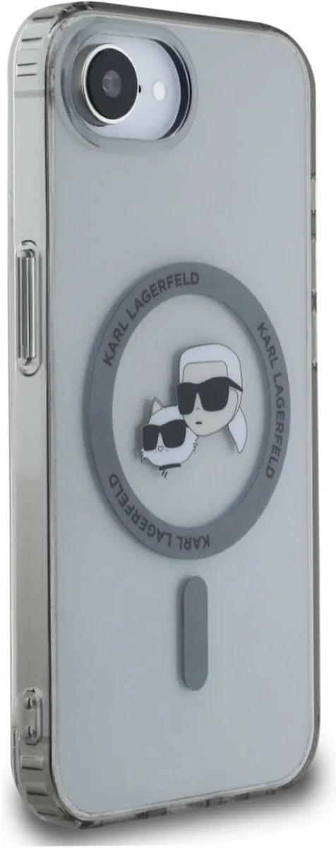 Karl Lagerfeld Case IML Metal Karl & Choupette Hoofdkoppen - iPhone - afbeelding 6 van 6