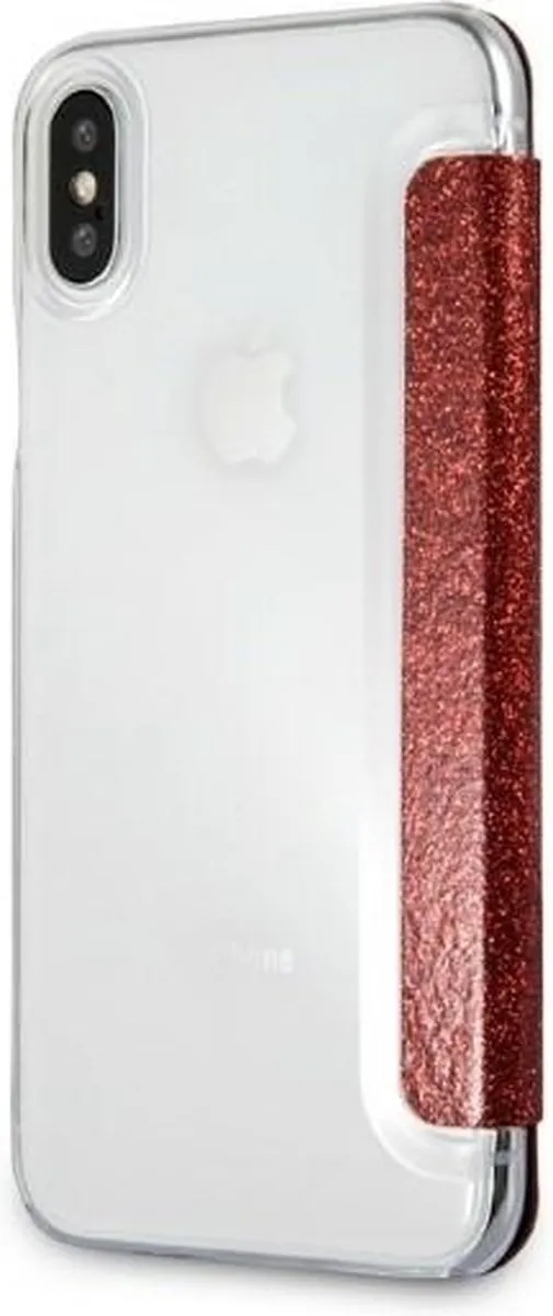 Karl Lagerfeld KLFLBKPXVDCRE iPhone X/XS Hoesje - Rood