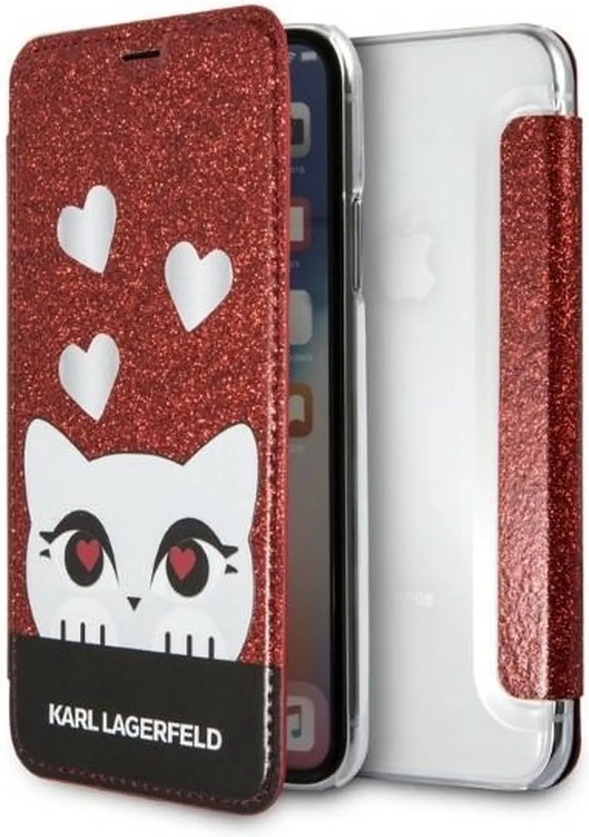 Karl Lagerfeld KLFLBKPXVDCRE iPhone X/XS Hoesje