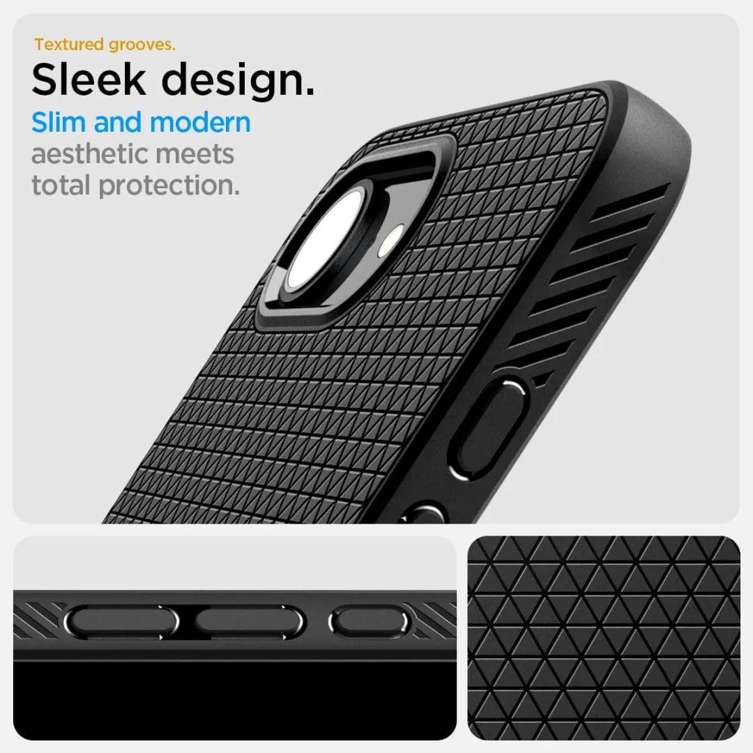 Spigen ACS06381 Back Cover Hoesje - iPhone 16e - Zwart