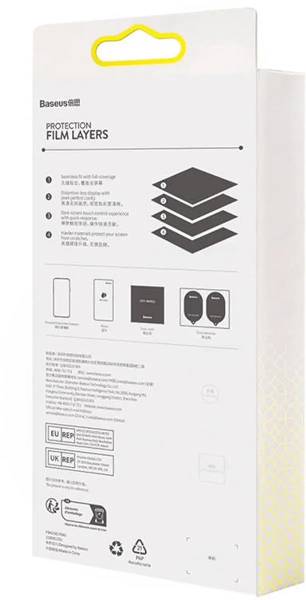 Baseus Gehard Glas voor Huawei Changxiang 50 - Transparant - afbeelding 4 van 5