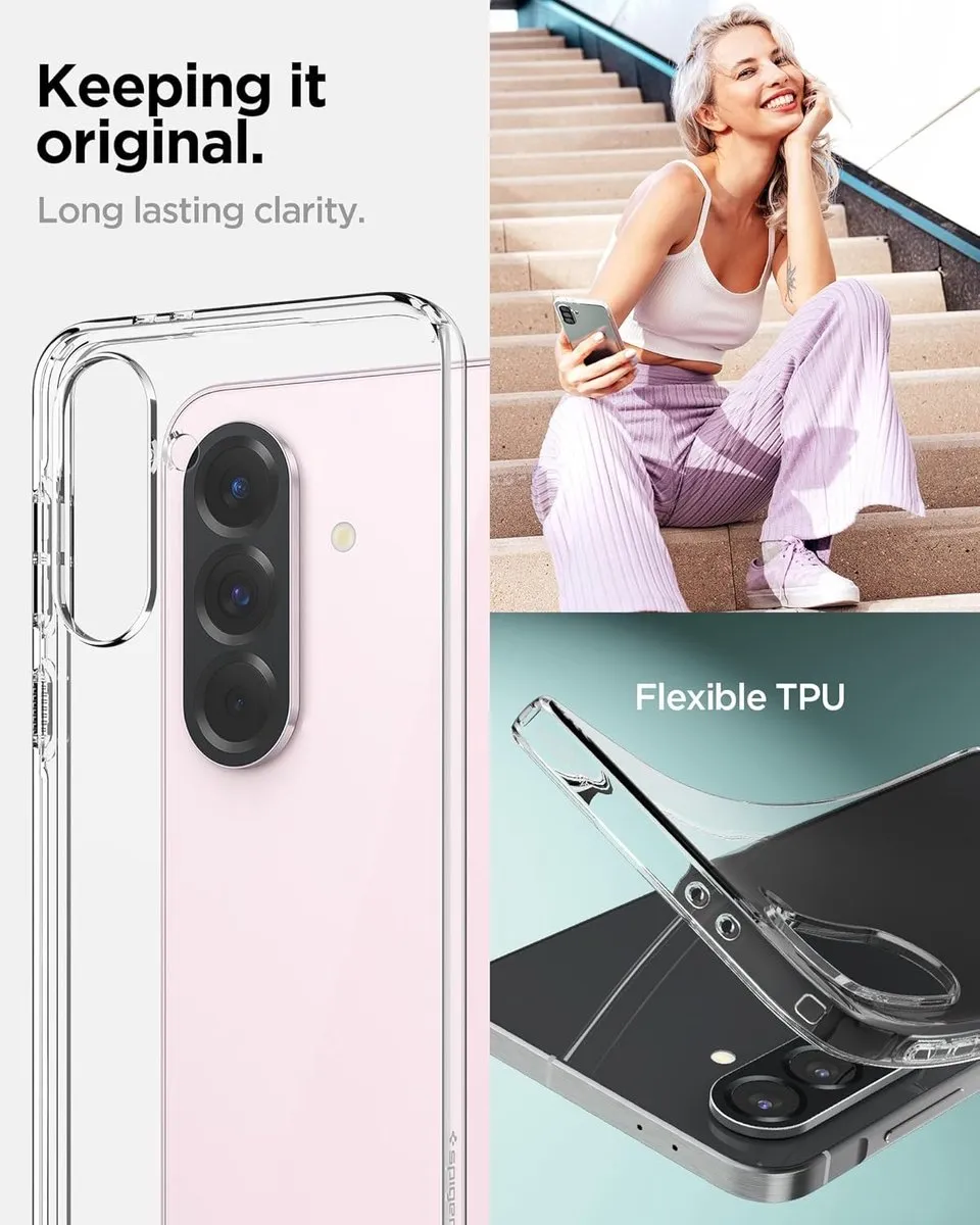 Spigen Liquid Crystal Hoesje - Samsung Galaxy A56 - Transparant