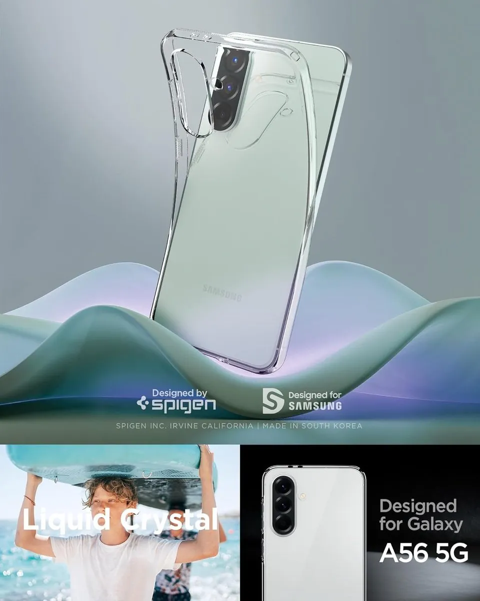 Spigen Liquid Crystal Hoesje - Samsung Galaxy A56 - Transparant